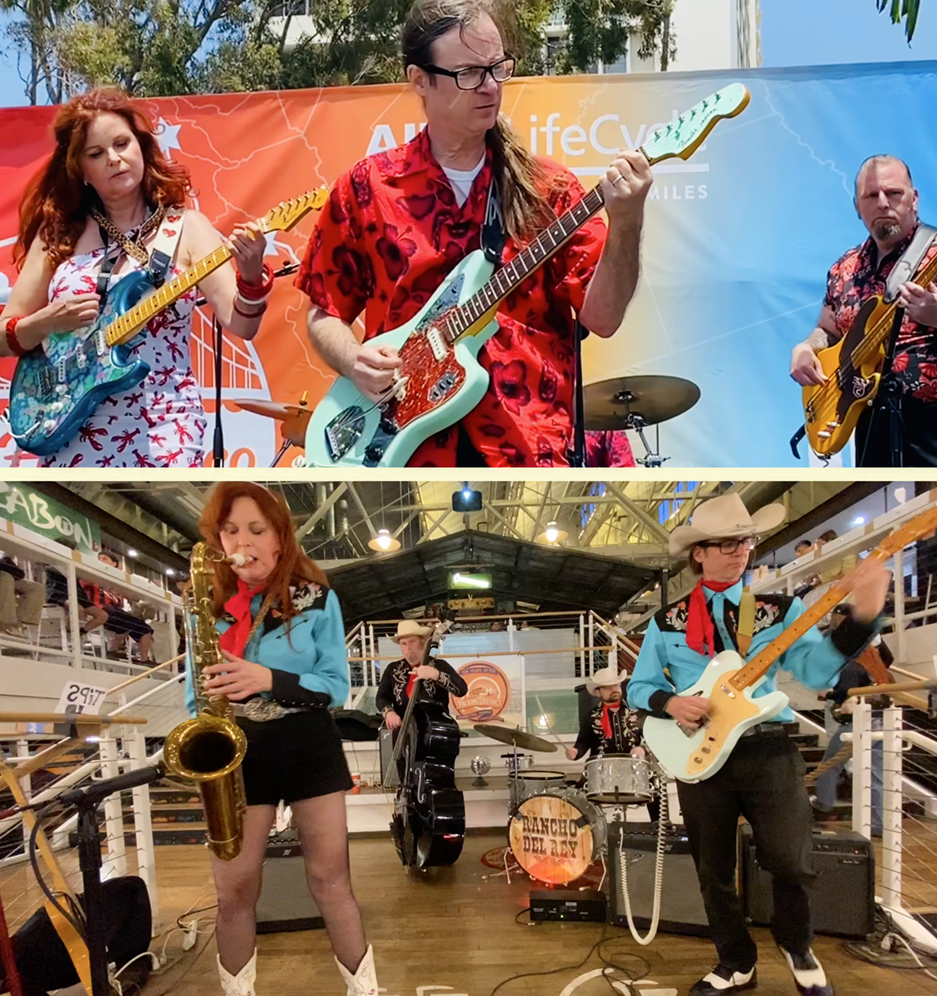 Live Music from: Jetpack (Surf rock) + Rancho Del Rey (Western)