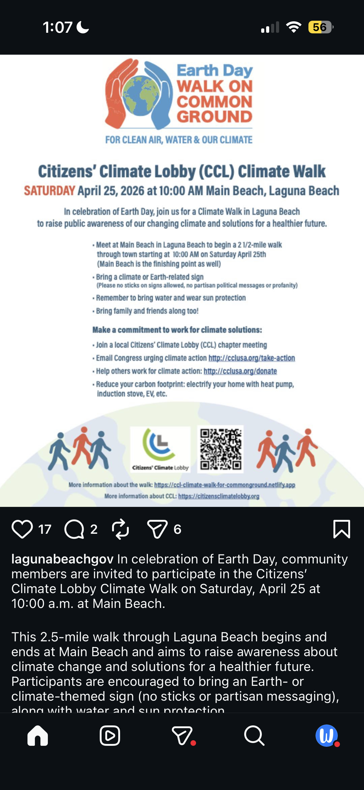 Earth Day Walk on Common Ground