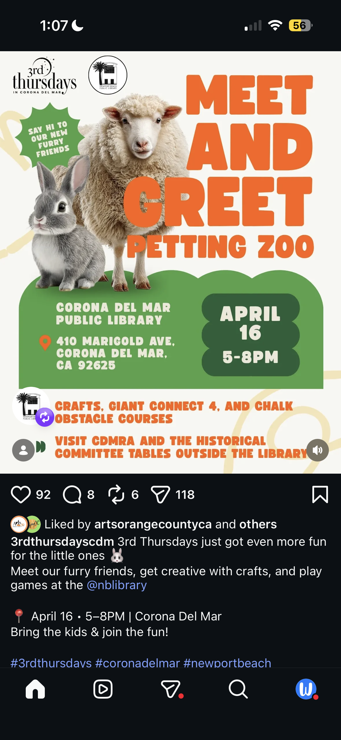 3rd Thursdays: Meet and Greet Petting Zoo