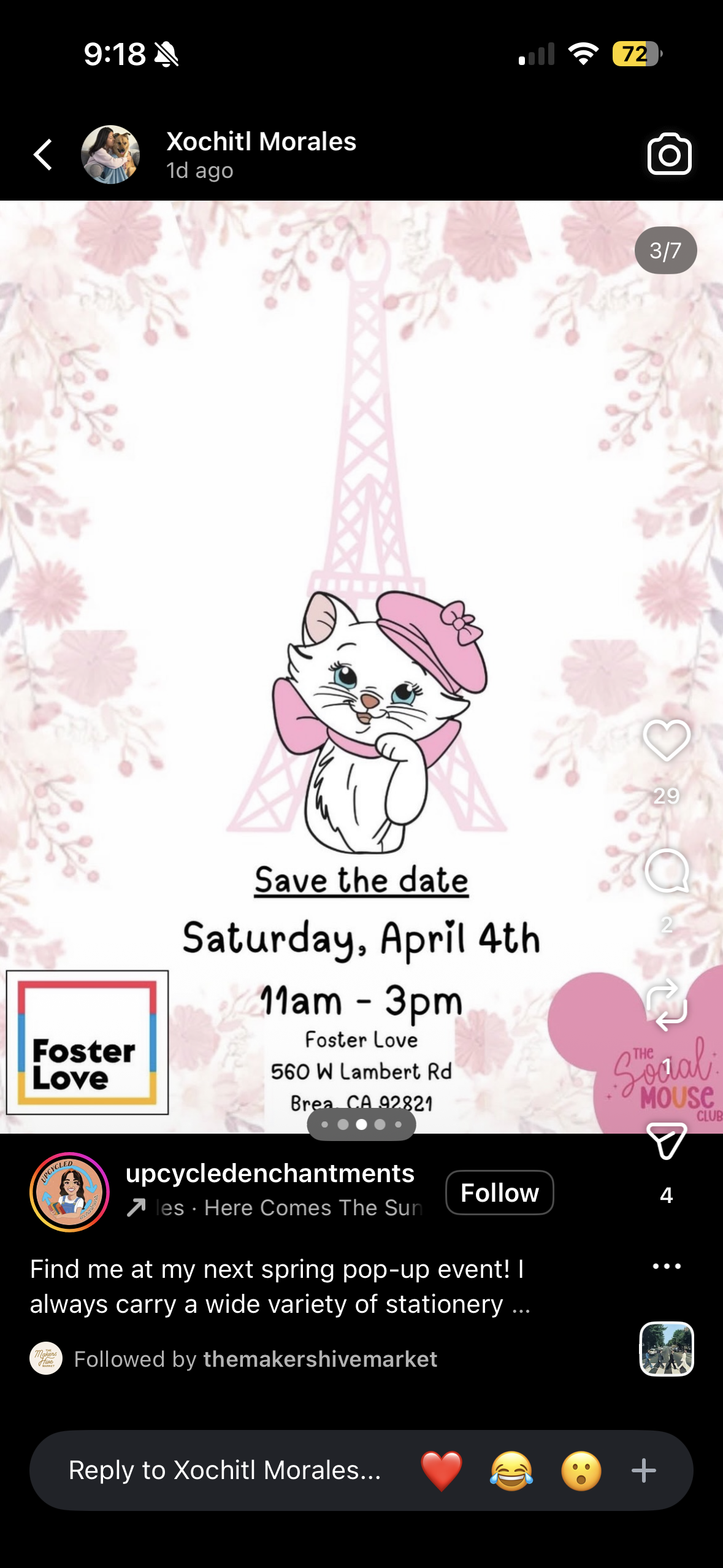 Upcycled Enchantments Spring Pop-Up at Foster Love