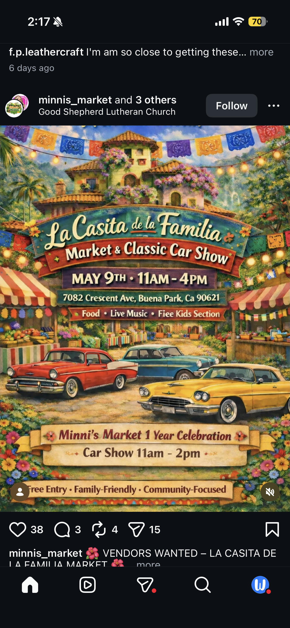 La Casita de la Familia — Market & Classic Car Show
