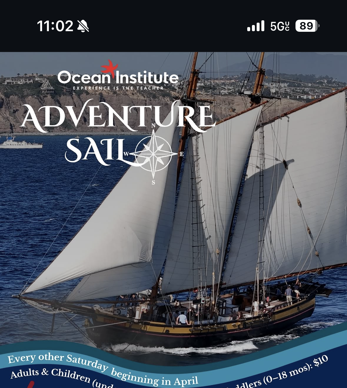 Ocean Institute: Adventure Sail