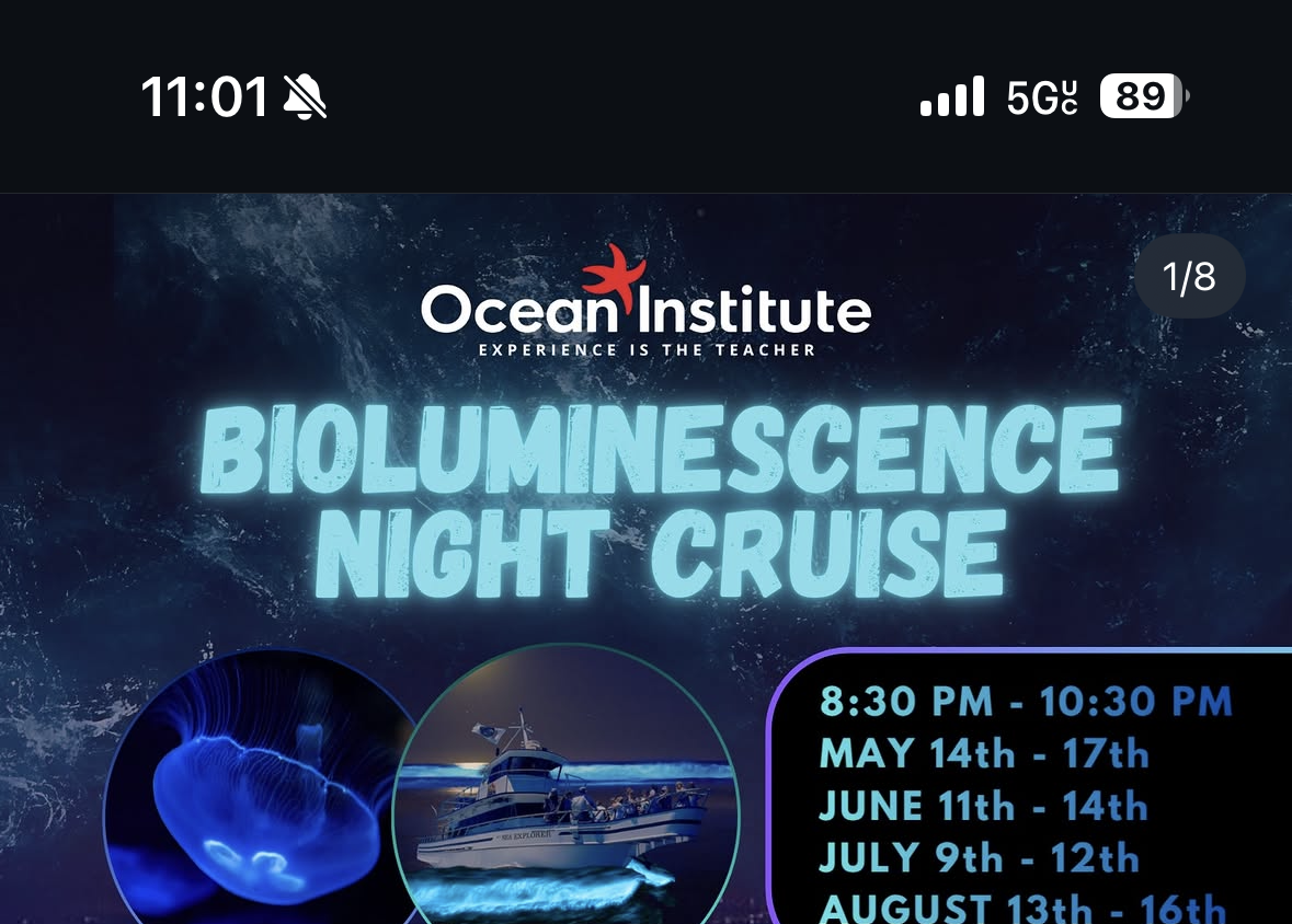 Bioluminescence Night Cruise (June 11-14)